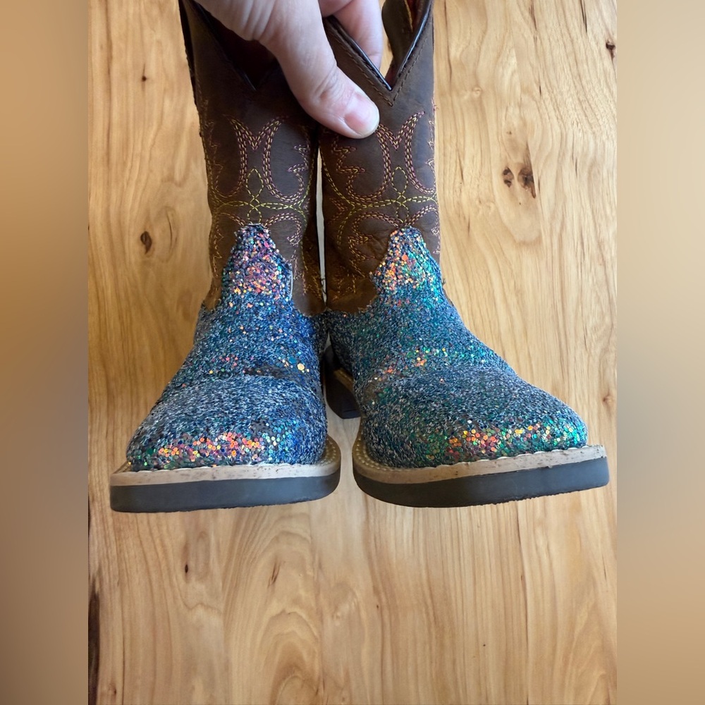Shyanne Girl Glitter Western Boots - Picture 7 of 16